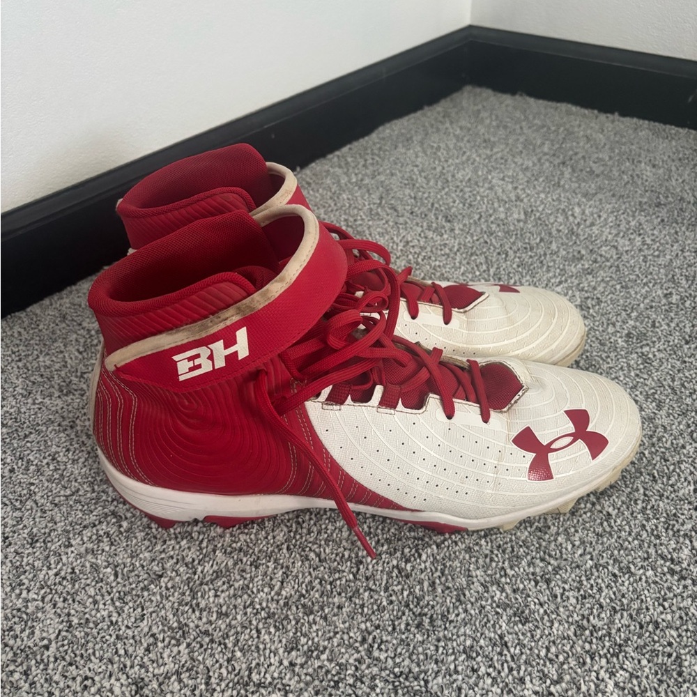Under Armour Red Athletic Shoes